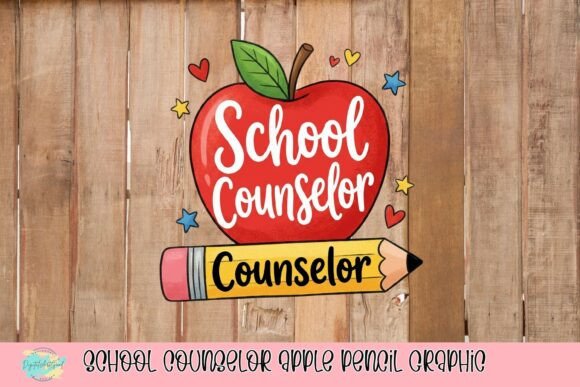 Evaluating the School Counselor Apple Pencil Graphic for Professional Branding and Merchandise