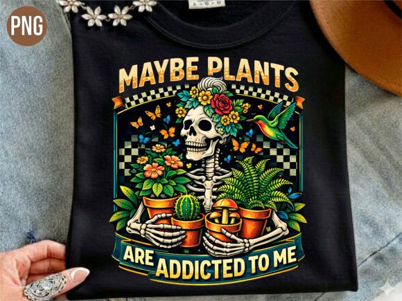 Funny Skeleton Plant Lady Graphic PNG: A Practical Guide for Crafters and Creators
