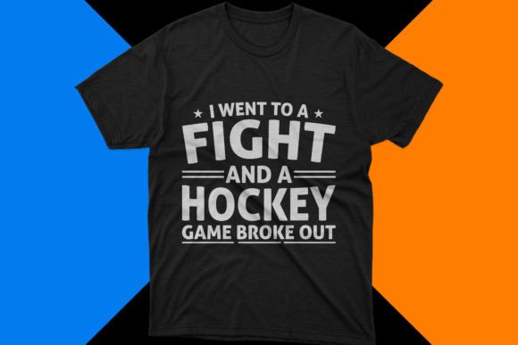Ice Hockey T-shirt Design Vector Graphic: Creating Custom Apparel with Classic Humor