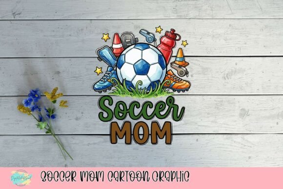 Integrating the Soccer Mom Cartoon Graphic into Creative and Commercial Workflows