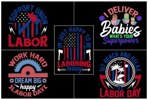 Labor Day Premium Graphic Bundle 4: Design Assets
