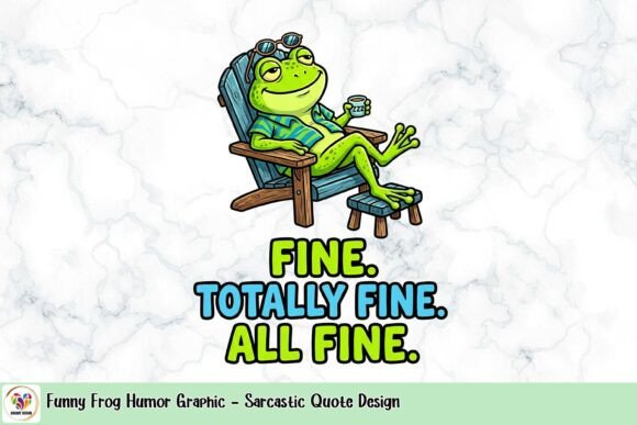 Why the Funny Frog Humor Graphic - Sarcastic Quote Design Resonates in Modern Visual Culture